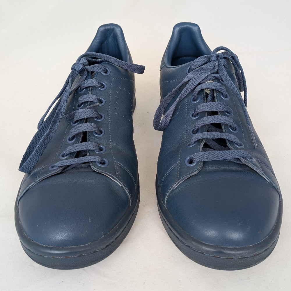 Adidas X Raf Simons Stan Smith Navy Leather Sneakers